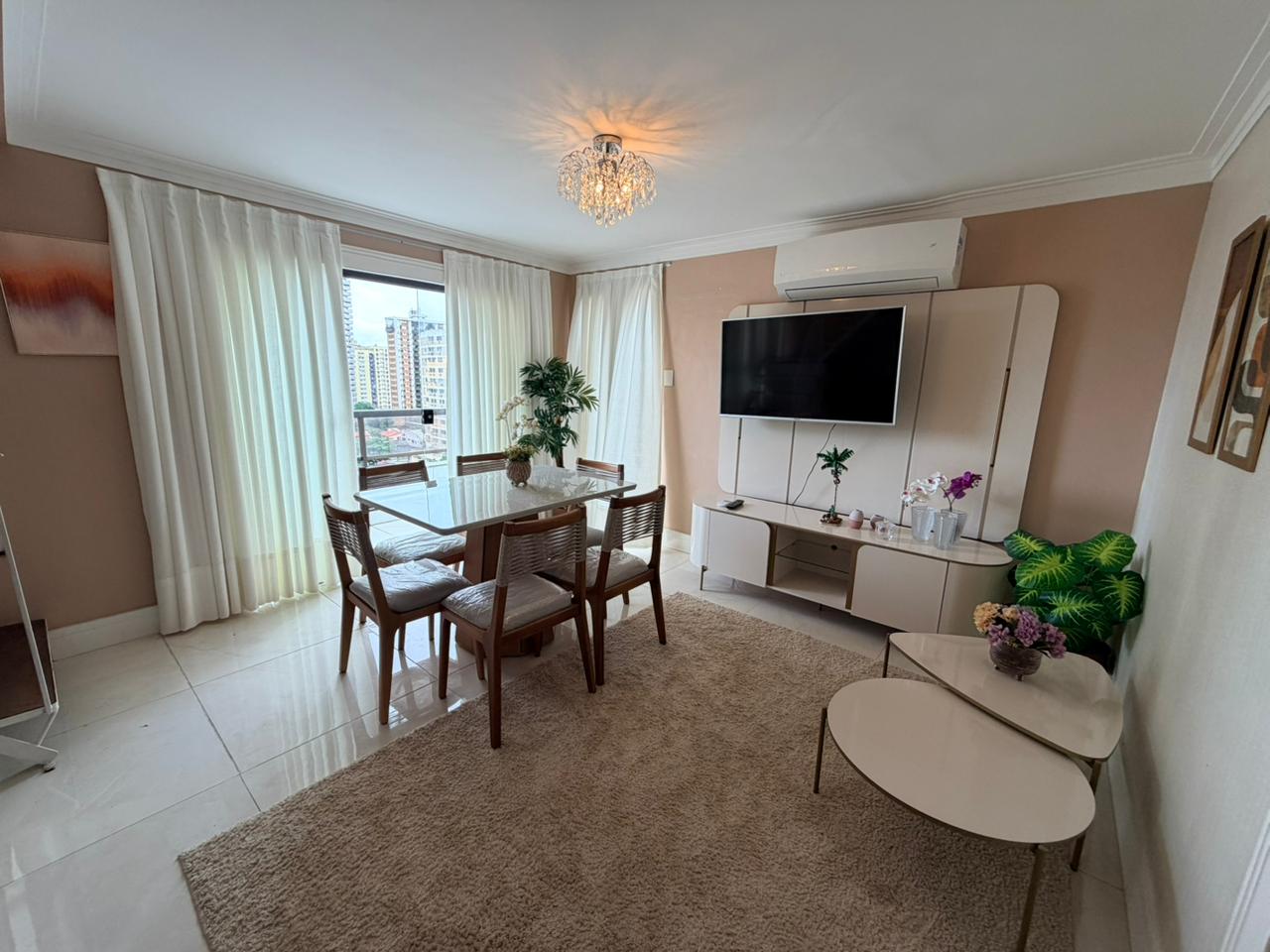 Apartamento duplex mobiliado à venda no Ed. Josué Freire em Batista Campos